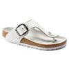 1018885 Gizeh Big Buckle White Leather